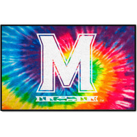 FANMATS 34067 NCAA - Maryland Terrapins Tie Dye Starter Mat Accent Rug - 19in. x 30in.| Sports Fan Home Decor Rug and Tailgating Mat