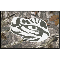 FANMATS 33951 LSU Tigers Camo Starter Mat Accent Rug - 19in. x 30in.