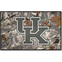 FANMATS 33981 NCAA - Kentucky Wildcats Camo Starter Mat Accent Rug - 19in. x 30in.| Sports Fan Home Decor Rug and Tailgating Mat