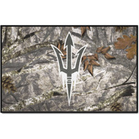FANMATS 33933 NCAA - Arizona State Sun Devils Camo Starter Mat Accent Rug - 19in. x 30in.| Sports Fan Home Decor Rug and Tailgating Mat
