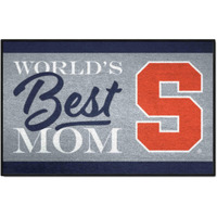 FANMATS 34574 NCAA - Syracuse Orange World's Best Mom Starter Mat Accent Rug - 19in. x 30in.| Sports Fan Home Decor Rug and Tailgating Mat