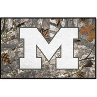 FANMATS 33985 NCAA - Michigan Wolverines Camo Starter Mat Accent Rug - 19in. x 30in.| Sports Fan Home Decor Rug and Tailgating Mat