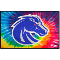 FANMATS 34016 NCAA - Boise State Broncos Tie Dye Starter Mat Accent Rug - 19in. x 30in.| Sports Fan Home Decor Rug and Tailgating Mat