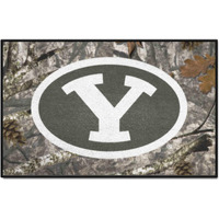 FANMATS 33938 NCAA - BYU Cougars Camo Starter Mat Accent Rug - 19in. x 30in.| Sports Fan Home Decor Rug and Tailgating Mat