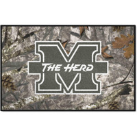 FANMATS 33952 Marshall Thundering Herd Camo Starter Mat Accent Rug - 19in. x 30in.