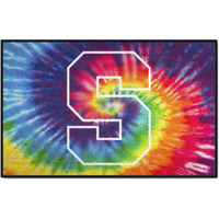 FANMATS 34052 NCAA - Syracuse Orange Tie Dye Starter Mat Accent Rug - 19in. x 30in.| Sports Fan Home Decor Rug and Tailgating Mat