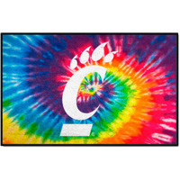 FANMATS 34019 Cincinnati Bearcats Tie Dye Starter Mat Accent Rug - 19in. x 30in.