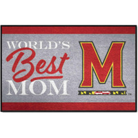 FANMATS 34553 NCAA - Maryland Terrapins World's Best Mom Starter Mat Accent Rug - 19in. x 30in. | Sports Fan Home Decor Rug and Tailgating Mat