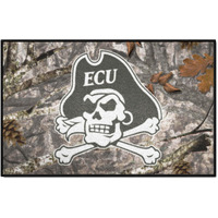 FANMATS 33945 NCAA - East Carolina Pirates Camo Starter Mat Accent Rug - 19in. x 30in.| Sports Fan Home Decor Rug and Tailgating Mat