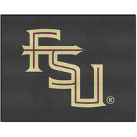 FANMATS 35687 Florida State University All-Star Mat | Black | 33.75"x42.5" | FSU Secondary Logo