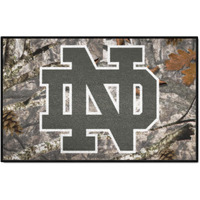 FANMATS 33959 NCAA - Notre Dame Fighting Irish Camo Starter Mat Accent Rug - 19in. x 30in.