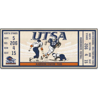 FANMATS 35974 NCAA UTSA Roadrunners Ticket Runner Rug - 30in. x 72in.
