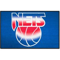FANMATS 35337 NBA Retro - New Jersey Nets Starter Mat Accent Rug - 19in. x 30in.| Sports Fan Home Decor Rug and Tailgating Mat