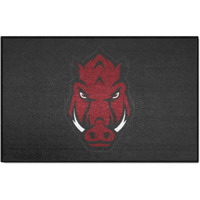 FANMATS 35878 NCAA - Arkansas Razorbacks Starter Mat Accent Rug - 19in. x 30in.| Sports Fan Home Decor Rug and Tailgating Mat
