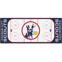 FANMATS 35508 NHL Retro - Kansas City Scouts Rink Runner - 30in. x 72in.