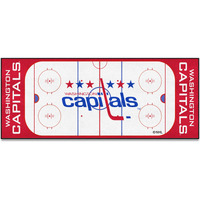 FANMATS 35606 NHL Retro - Washington Capitals Rink Runner - 30in. x 72in.