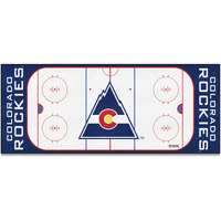 FANMATS 35473 NHL Retro - Colorado Rockies Rink Runner - 30in. x 72in.