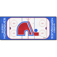 FANMATS 35578 NHL Retro - Quebec Nordiques Rink Runner - 30in. x 72in.
