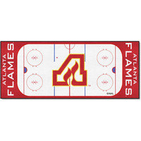 FANMATS 35438 NHL Retro - Atlanta Flames Rink Runner - 30in. x 72in.
