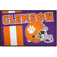 FANMATS 36844 NCAA - Clemson Tigers Starter Mat Accent Rug - 19in. x 30in., Uniform Design| Sports Fan Home Decor Rug and Tailgating Mat
