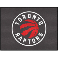 FANMATS 37111 NBA - Toronto Raptors All-Star Mat | Black | 33.75"x42.5" | Raptors Global Logo