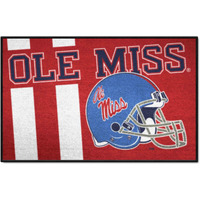 FANMATS 36800 NCAA - Ole Miss Rebels Starter Mat Accent Rug - 19in. x 30in.| Sports Fan Home Decor Rug and Tailgating Mat