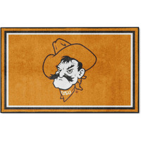FANMATS 36465 Oklahoma State Cowboys 4ft. x 6ft. Plush Area Rug