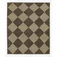 Momeni Willow Collection Indoor and Outdoor Brown Area Rug, 6'3" x 9'0" Sized Mat for Living Room, Bedroom, Hallways, and Home Office