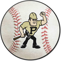 FANMATS 36517 Purdue Boilermakers Baseball Rug - 27in. Diameter