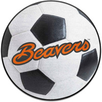 FANMATS 36496 Oregon State Beavers Soccer Ball Rug - 27in. Diameter