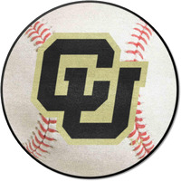 FANMATS 36325 Colorado Buffaloes Basketball Rug - 27in. Diameter