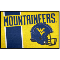 FANMATS 36832 NCAA - West Virginia Mountaineers Starter Mat Accent Rug - 19in. x 30in.| Sports Fan Home Decor Rug and Tailgating Mat