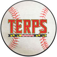 FANMATS 36677 Maryland Terrapins Baseball Rug - 27in. Diameter