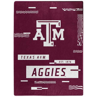 NORTHWEST Texas A&M Aggies Oversized Royal Plush Throw Blanket, Team Colors, 60" x 80"