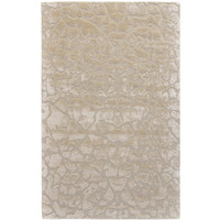 HomeRoots 511585 8 x 11 ft. Ivory Taupe & Tan Abstract Hand Tufted Handmade Rectangle Area Rug