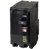 Square D QO 60 amps Standard 2-Pole Circuit Breaker