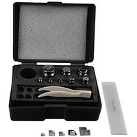True OIML Class M2 Calibration Weight KIT Includes: (1) 50g, (2) 20g, (1) 10g, (1) 5g, (2) 2g, (1) 1g, (1) 500mg, (2) 200mg, (1) 100mg, (1) 50mg, (2) 20mg, (1) 10mg, (1) Tweezers