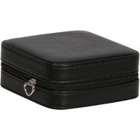 Mele & Co. Dana Faux Leather Jewelry Box in Black