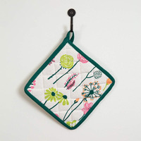Floral Pot Holder - Set of 4