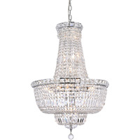 Elegant Lighting 2528D22C/RC Tranquil Collection 22-Light Hanging Fixture Royal Cut Crystals with Chrome Finish