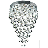 Elegant Lighting Galaxy Collection 12-Light Hanging Fixture Royal Cut Crystal with Chrome Finish