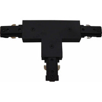Jesco Lighting HTJBK Accessory - T-Connector with Power-Feed, Track Options: H - 3-Wire Single Circuit Trac, Choose Finish: BK: Black