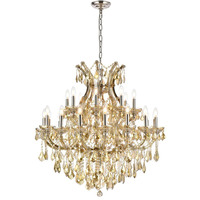 Elegant Lighting 2800D36GT-GT/RC Dining Room Ceiling Light, 36" x 36", Gold Finish