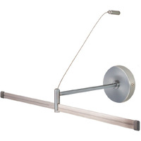 JESCO Lighting MA-WMPF12CH Wall Monorail Power Feed - Extends Monorail 12" from Wall - Chrome