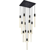 Elegant Lighting Indoor Modern Home Decorative Bright Ceiling Light Weston 13 lights pendant in black