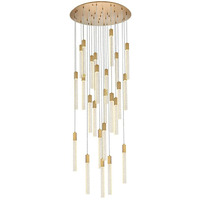 Elegant Lighting Indoor Modern Home Decorative Bright Ceiling Light Weston 25 Lights Pendant in Satin Gold