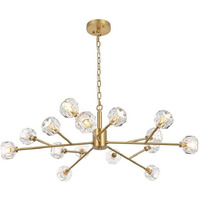 Elegant Lighting Graham 15 Light Pendant in Gold