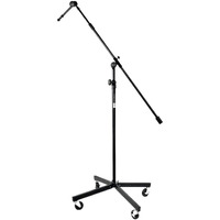 On-Stage SB96+ Studio Microphone Boom with 7" Mini Boom Extension and Casters