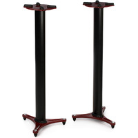Ultimate Support MS-90/45R 45" Monitor Stands - Red Finish