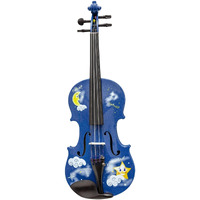 Rozannas Violins Blue Twinkle Star Violin Outfit 4/4 | Designed for Children